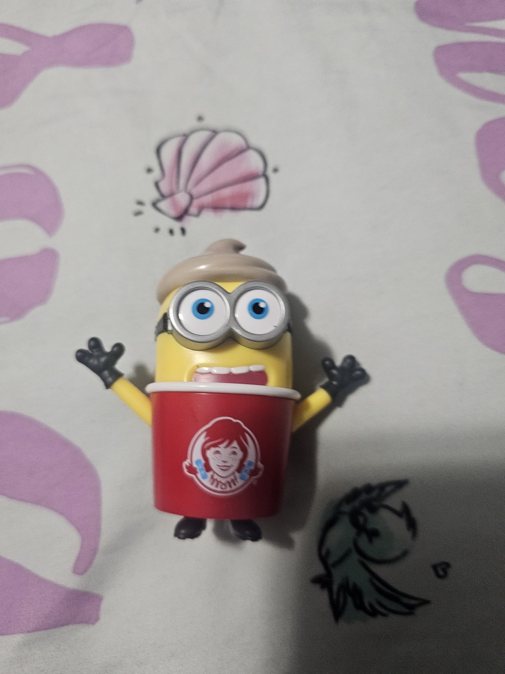 Minion Figure with Red FROSTY Collectible WENDYS